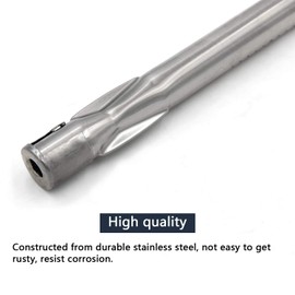 Hongso 15" x 1" Universal Stainless Steel Burner for Grill Master 3 Burner 720-0737 720-0697, Kenmore 146.16133110 146.16132110, Uberhaus 780-0007A, Permasteel PG-40402S0L PG-50410SRLB Gas Models
