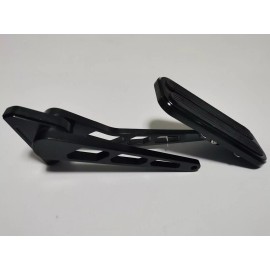 espeedpro21 Black Billet Aluminum 5"x2" Gas Pedal & 48" Throttle Cable & Bracket Spring Kit