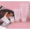 12 x 100ml Empty Refillable Clear Plastic Cosmetic Sample Tubes
