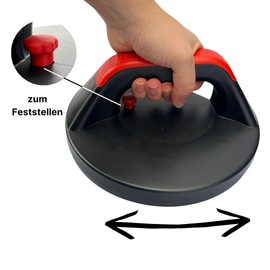 ATC Handels GmbH Push Up Bar Pair in 2 Different Designs - Push Up Bar, Fitness for Home, Joint-friendly Handles, Body Weight Training (Rotation)