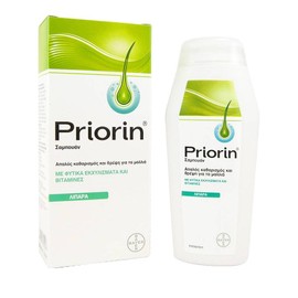 Bayer PRIORIN SHAMPOO FOR OILY HAIR AGAINST HAIR LOSS 200ml