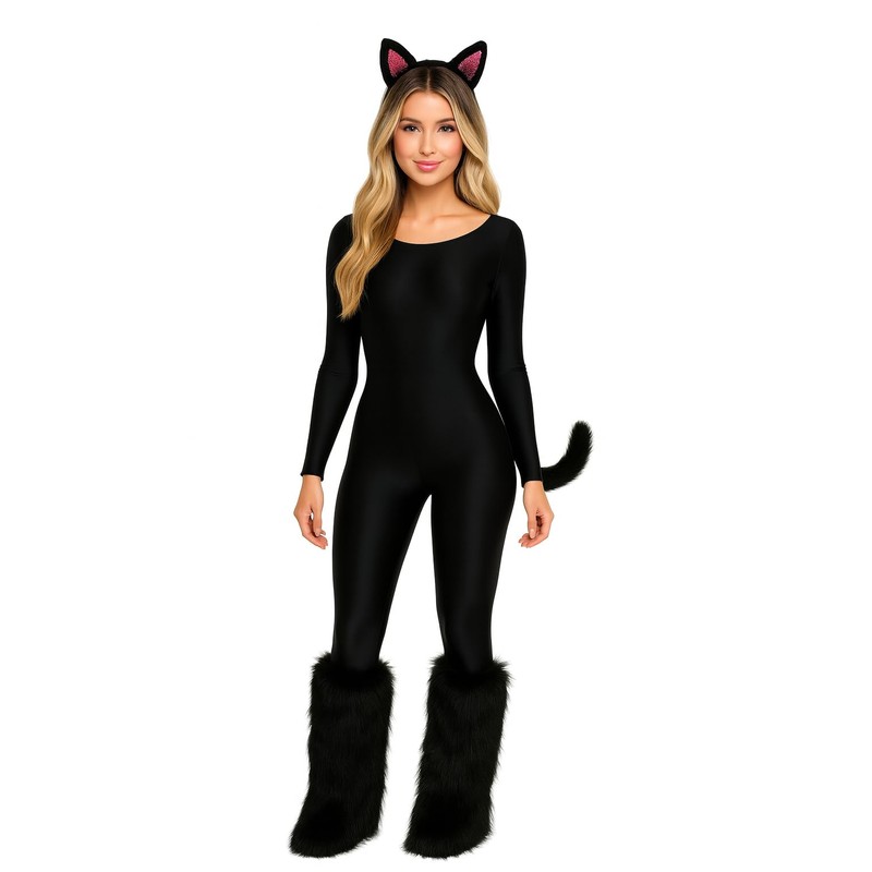 OVIGILY Women's Long Sleeve Unitard Dance Costume Spandex Full Body