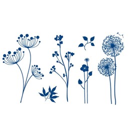 GZ558x2 Temporary Dandelion Tattoo Flowers Tattoo Dandelions Semi-Permanent Tattoo Long-Lasting Tattoo 2 Sheets