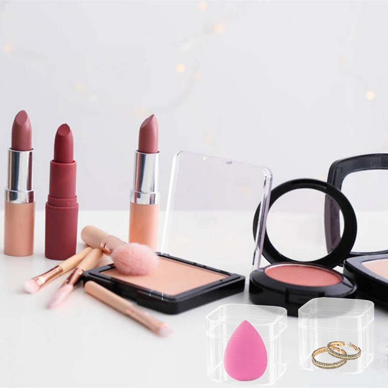 Small Acrylic Box Clear Display Box with Lid Candy Storage