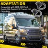 KUAFU 6Pcs Cargo D-Hooks Compatible with 2015-2024 Ford Transit-150 250