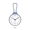Mooas Loop Bathroom & Kitchen Clock, Waterproof Hanging Clock with