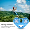 30KN Pulley, Double Bearing Aluminium Climbing Pulley, Aerial Work Equipment
