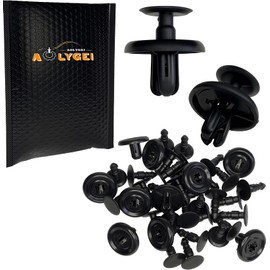 AOLYGEI C7 Fastener Rivet Clips Nylon Bumper Engine Under Cover Push-Type Retainer for Lexus & Toyota Clips 90467-07201 OEM Replacement Fasteners - 100PCS