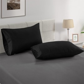 AL NOOR HOME Premium Cream 4 Pack Pillowcases - 100% Egyptian Cotton with 200 Thread Count - Envelope Closure - Hotel Quality Wrinkle Free Soft and Breathable Pillow Covers