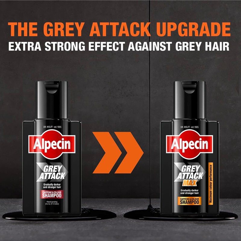 Alpecin Grey Attack MAX Caffeine & Colour Shampoo 1 x