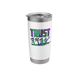 Trust YHWH Paleo Hebrew Stainless Steel Insulated Tumbler