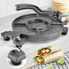 ARC Tortilla Press 10.4" Include 100 Pcs Parchment Paper, Cast