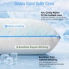 Cooling Pillows Queen Size 1 Pack, Cooling Bed Pillows for