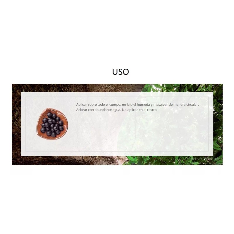Natura Ekos Acaí Jabon Liquido Exfoliante Corporal 185ml Natura