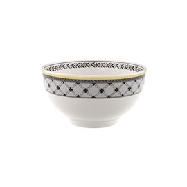 Villeroy & Boch Audun Ferme Rice Bowl, Premium Porcelain, Made in Germany, Microwave and Dishwasher Safe, 20 Ounce Capacity