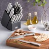 Oster Baldwyn High-Carbon Stainless Steel Kitchen Knife Cutlery Block Set,