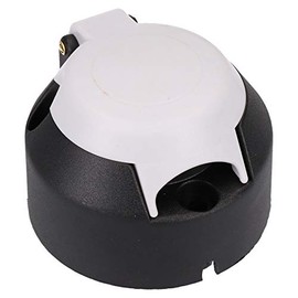 AB Tools Tow Bar Electrics 7 Pin S Type Plastic Grey Socket for Caravans TR044
