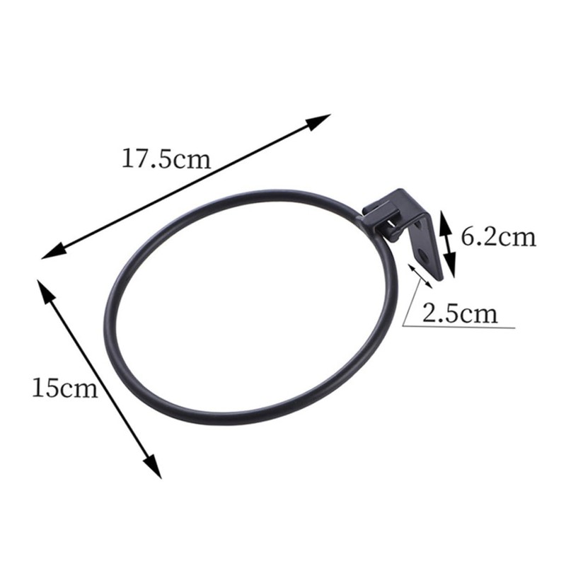 Levemolo 3pcs Wall Mounted Flowerpot Stand Metal Iron Ring Planter