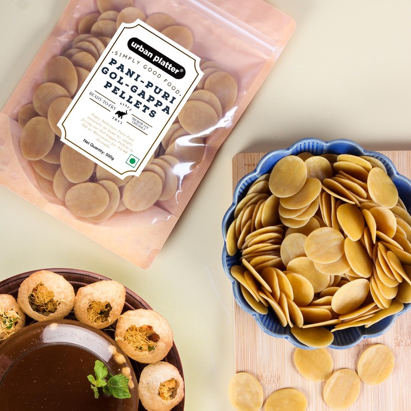 Urban Platter Pani Puri Golgappa Pellets | 17.64 Oz (500g)