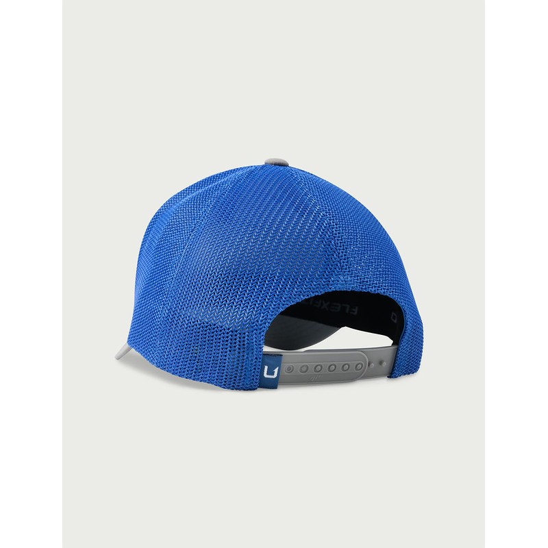 HUK Men's Standard Trucker, Anti-Glare Snapback Fishing Hat, Gradient Patch