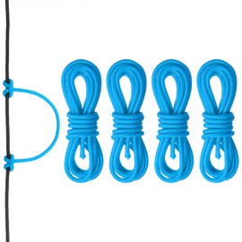 sourcing map 10 Feet Archery D Loop Rope String Nocking Loop Rope Serving Thread Release Material for Compound Archery Bowstring(Blue, Pack of 4)