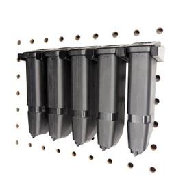 Hammy3DPrints Mount for Glock 17/19/22/etc. 9mm/357/40 Mags - Pegboard/Metal Pegboard/Skadis/etc. | Magazine Holder Storage Rack (Wall Control/Gun Pegboard)
