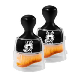 H.O.W 2 PCS Car Interior Detailing Brushes Automotive Cleaning Brush Kits for Vent Seat Crevice Dashboard Leather Air Conditioner