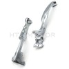 HTTMT MT241-010- Chrome Brake Clutch Skull Hand Levers Compatible with