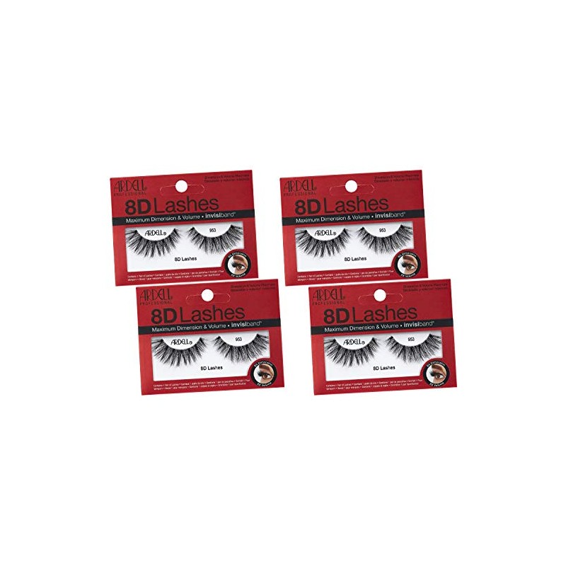 Ardell Strip Lashes 8D Lashes 953, 4-Pack