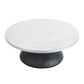 MAOPINER 12 inch Diameter Sculpting Wheel | Heavy Duty Turntable Pottery Sculpting Wheel | All Cast Iron Metal Construction Joint with Ball Bearings