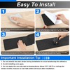SMILOOL Outdoor Stair Treads Non-Slip Step Strips for Wooden Steps