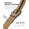 Tonywell Men's Leather Ratchet Belt, 1 3/8" Adjustable Dress Belt,