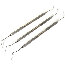 MedTool 3 Dental Diagnostic PROBE Endo Explorer DG 16 Double Ended Instruments, Silver