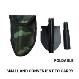 Engineer Shovel Military Shovel Outdoor Multifunctional Folding Military Shovel Vehicle Camping Fishing Shovel Pickaxe