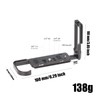 FOTGA Quick Release Plate L-shaped Bracket L-Bracket Vertical Expandable Plate