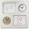 Ikeda 53034 Music Square Silver Photo Frame with Music Box