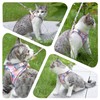 AUTOWT Cat Harness and Leash, Breathable Kitten Escape Proof Harnesses,
