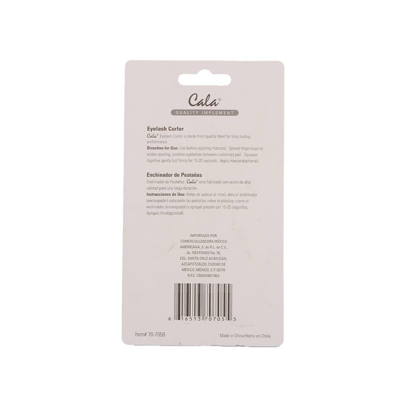 Rizador de pestañas Cala modelo 70 705B 1 pza