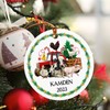 Farm Lover Ornament Gift, Customized Farmer Christmas 2024 Keepsake Ornament