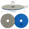 8PCS/Set 4 Inch Dry Polishing Pad Sharp Flexible 100mm Diamond