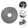 Gatuida Car Door Edge Guard Grey Rubber Seal Strip Car