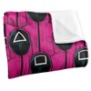 Squid Game Pink Guards Silky Touch Soft Blanket 152 x