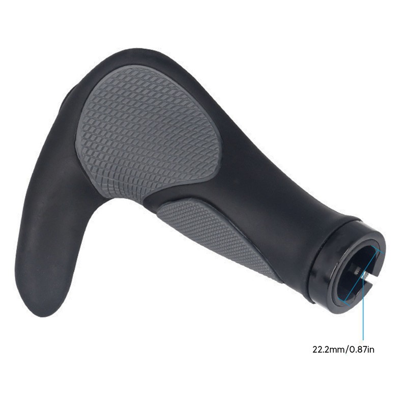 2Pcs Bike Handlebar Grips TPR Rubber Ergonomic Slip Prevention Replacement