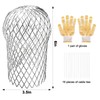 Sankoly 4 Pack Downspouts Gutter Guard Aluminum Filter Strainer Expandable