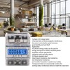 Energy Meter 3 Phase 4 Wire Backlit LCD Display DIN