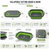 Collapsible Cutting Board & Dish Basin for Camping – Foldable