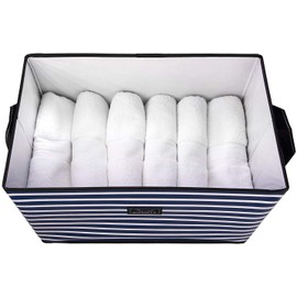 SCOUT Rump Roost Large Storage Bin, Collapsible and Stackable Storage Container for Organizing with Lid and Handles