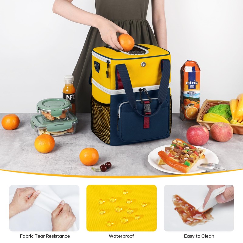 Maelstrom Lunch Box for Women, 20L Insulated Lunch Bag Men,