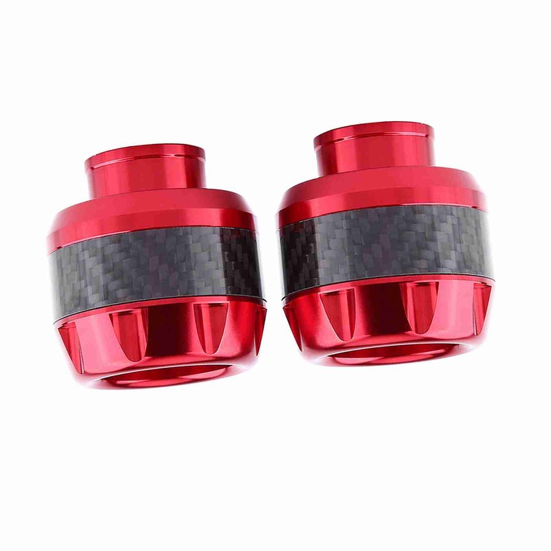 1 Pair of Carbon Fiber Motorcycle Front Fork Frame Sliders