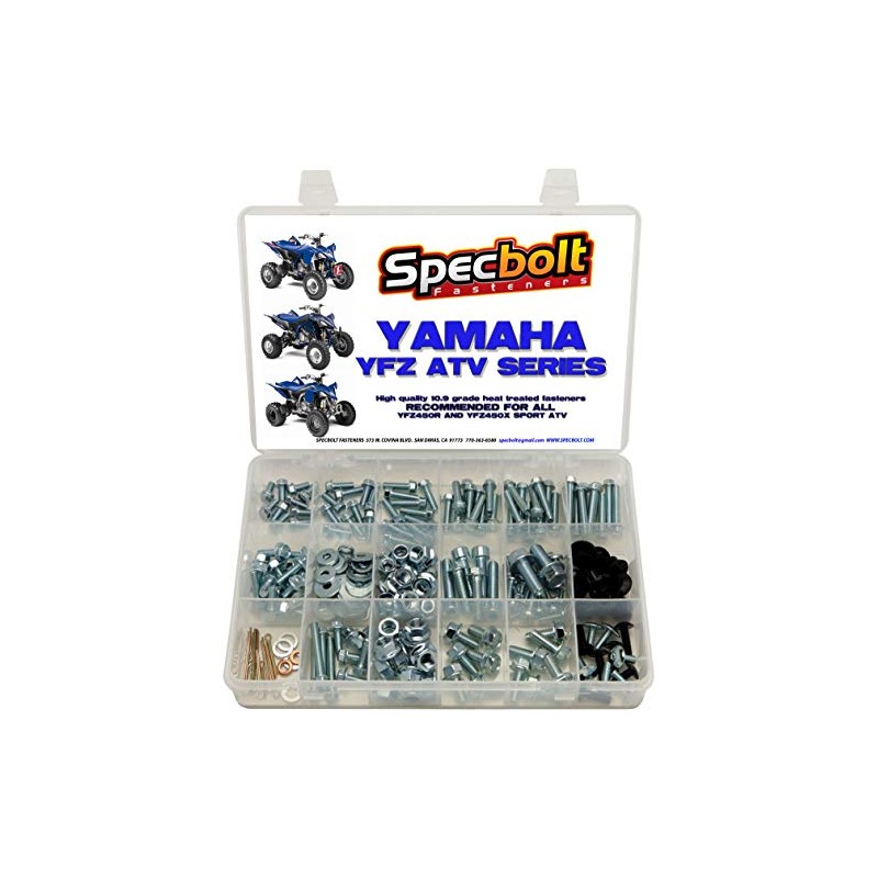 Specbolt Fasteners 250pc Premier-Pack Bolt Kit: Yamaha - YFZ 450
